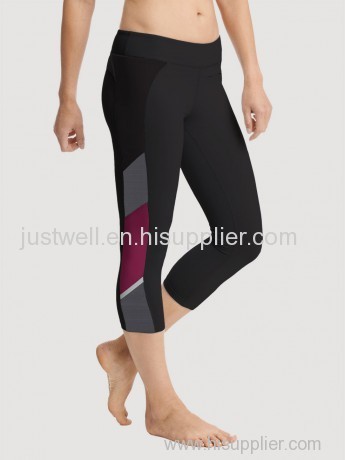 Custom Lycra Fitness Ladies Yoga Capris