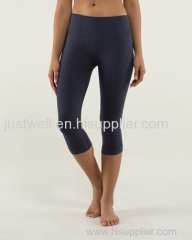 dry fit breathable supplex yoga pants capri