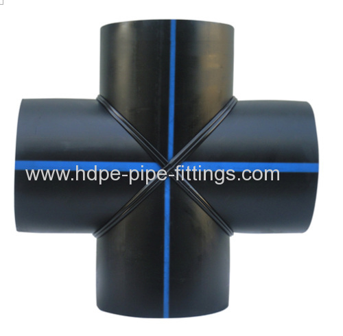 PE welding cross