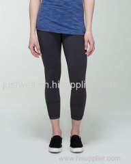 Contrast Waist Athletic Capris