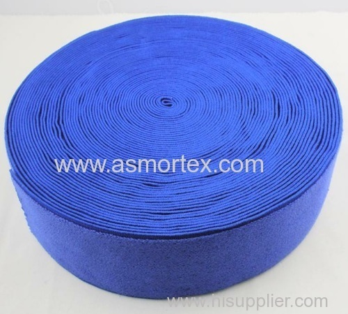 Woven cotton elastic banding