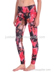 Yoga fitness leggings By printing colorful yoga pants for yoga leggings