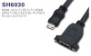 HDMI A female to Mini HDMI C male cable adapter 1080P