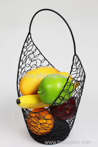 fashion design metal wire fruit basket