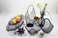 fashion design metal wire fruit basket