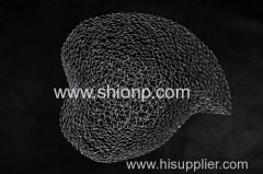 heart-shaped metal wire mesh fruit basket