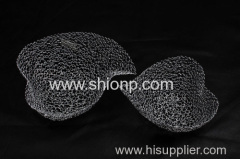 heart-shaped metal wire mesh fruit basket