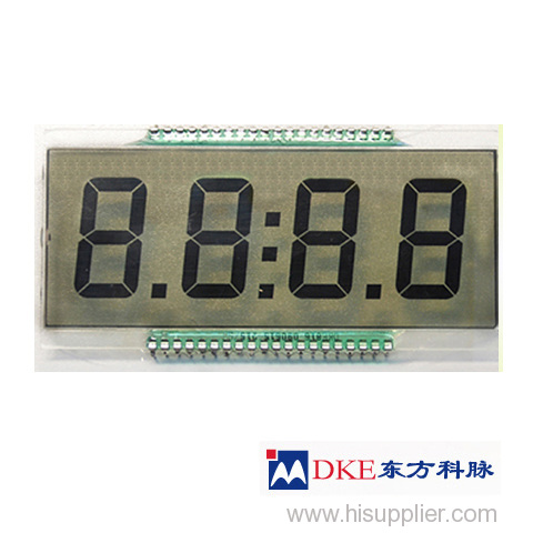 4x1 digits LCD display