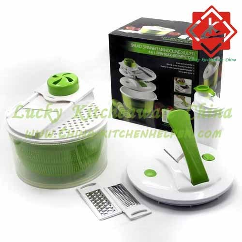 Salad Chopper/Collapsible Salad Spinner/Mandoline Slicer