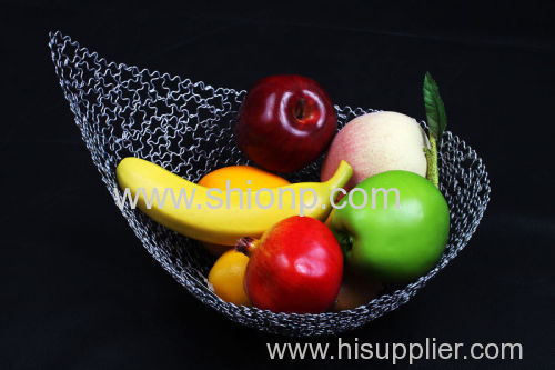 fashion design metal wire mesh fruit & bread baskets