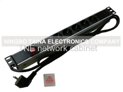 19'' POWER DISTRIBUTION UNIT FOR RACK