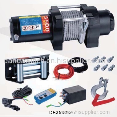 3500lbs mini Electric ATV winch