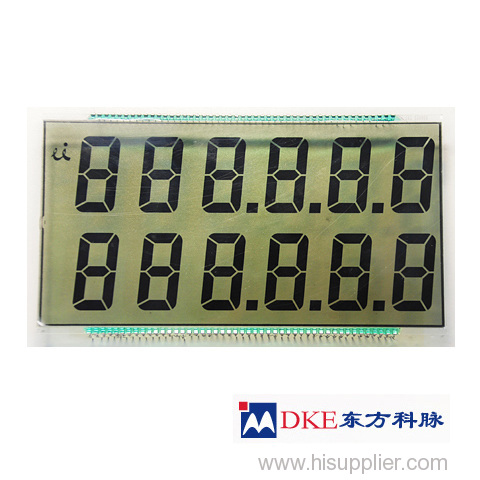 155.9x85.8/80.9 TN,Transmissive/Positive Fuel dispenser LCD Display
