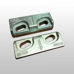 galvanized square carbon steel casting