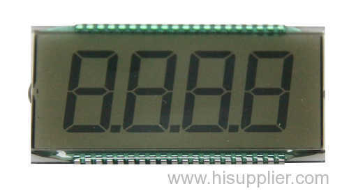 TN TransTransflective/Positive lcd display for fuel dispensers