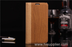 Newest for samsung galaxy s5 wood case| for samsung galaxy i9500 wallet case. leather cover vintage style