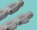 Plastic Flexible Chain for Industrial Use White 611TE