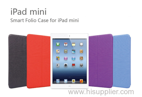 Super silm case three-fold two angles for ipad mini