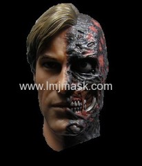 Latex full head horror mask