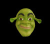 Latex Shrek Fancy Dress Costume Mask