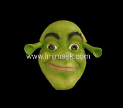 Latex Shrek Fancy Dress Costume Mask