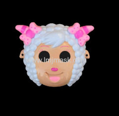 PVC sheep cartoon mask