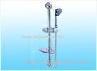 Silvery Wall Mount Shower Sliding Bar Dia 25mm With Abs / Chrome Plated
