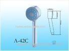 Water Saving Handheld Single Function Round Shower Head With Chrome Plated