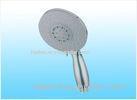 chrome plastic Multi Function Shower Head , water saving shower head
