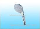 round Silver Multi Function Shower Head with ABS / chrome plated