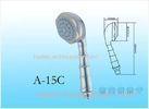 Bathroom Abs Chrome Shower Heads Water Saving , Eco Friendly Clean Shower Heads