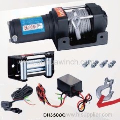 DC 12v electric ATV winches 3500 lb