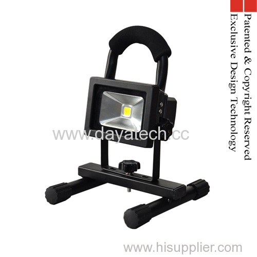 10w rechargeable led flood light portable led work light