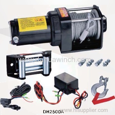 12v electric ATV winches 2500 lbs