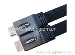 HDMI cables flat cable 1.4V 3D 4K with Nylon jacket