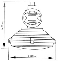 40W-150W Explosion-proof Induction Luminaire (Rate: EXDIICT3)