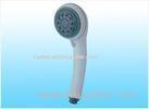 5 function Round ABS Shower Head Abs / Ecru Plated With White Color