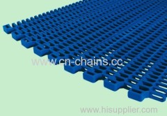 Flush Grid Plastic Modular radius conveyor Belt Spiralox S2700