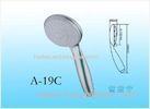 ABS chrome plastic Chrome Shower Heads water saving For Hotel / Bath