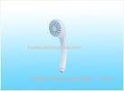 Portable White Single Function Shower Head , Hotel Water Saving Shower Heads