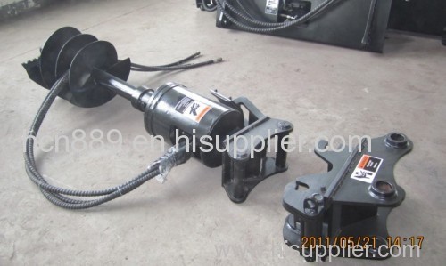 skid steer loader attachment hydraulic auger