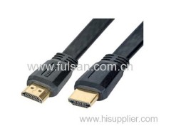 High Speed 0.5m 1.4a HDMI Flat Cable 1.4V 1080P HD w/ Ethernet 3D HDTV 50cm