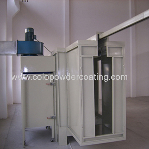 powder paint coating booth