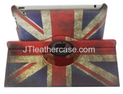 The British flag 360 rotation stand case for ipad 2/3