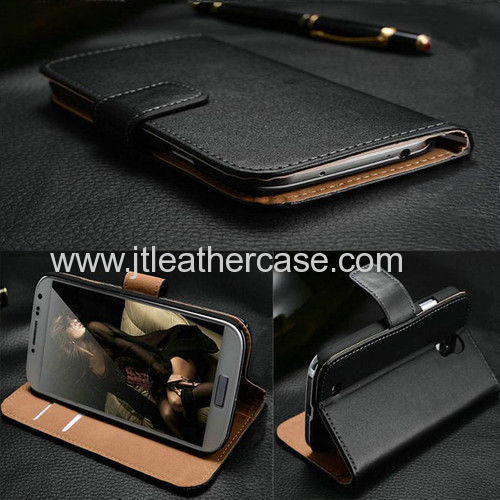 real leather case for Note 2