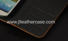 Vintage Genuine Real Leather Flip Case Wallet Cover For Samsung Galaxy Note 2 II