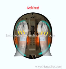 3D infrared heating airbag rolling shiatsu foot massager