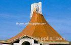 Decorative villa 3-Tab Asphalt Shingles , Copper Fishscale roofing tiles