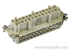 Heavy duty connector (HE series )HE-024 for hot runner control