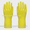 Spray flocklined Kitchen Latex Gloves , Industrial Latex Gloves